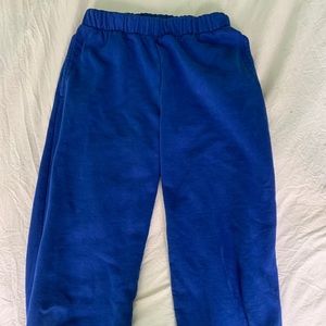 royal blue brandy melville sweatpants